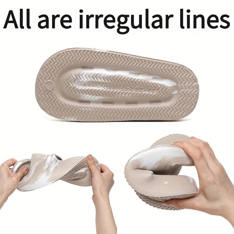 Unisex Soft EVA Slip-On Slippers All-Season Indoor Non-Slip Shoes