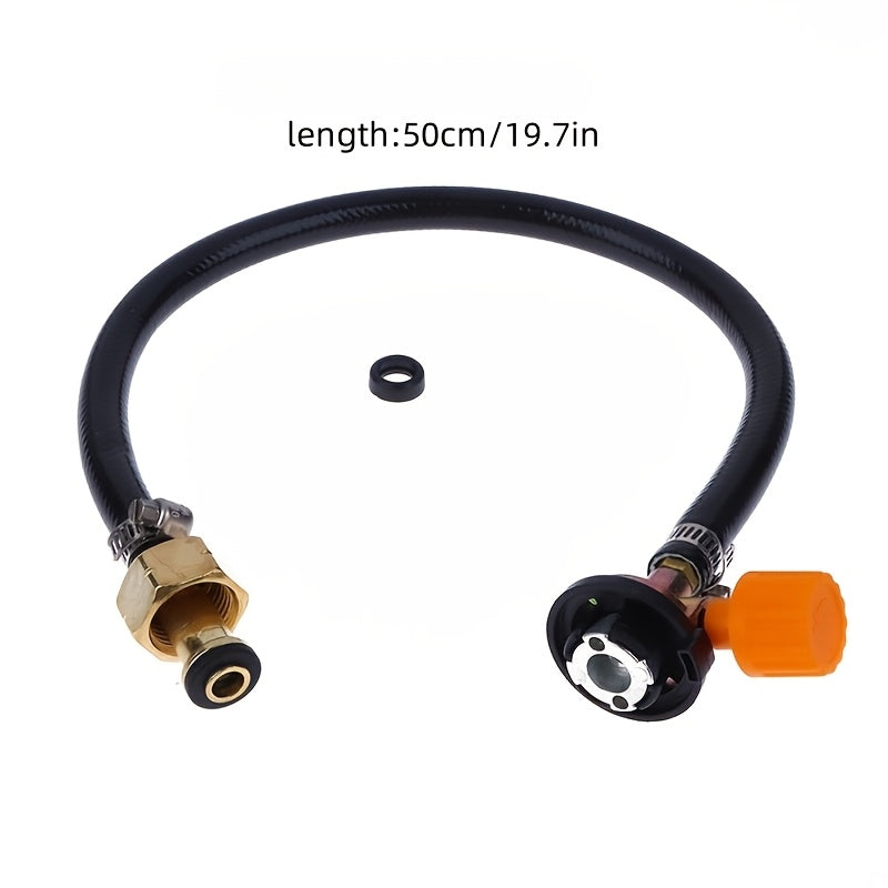 Leak-Proof Metal Adapter Refill Tube Conversion Joint with Rotating Connector