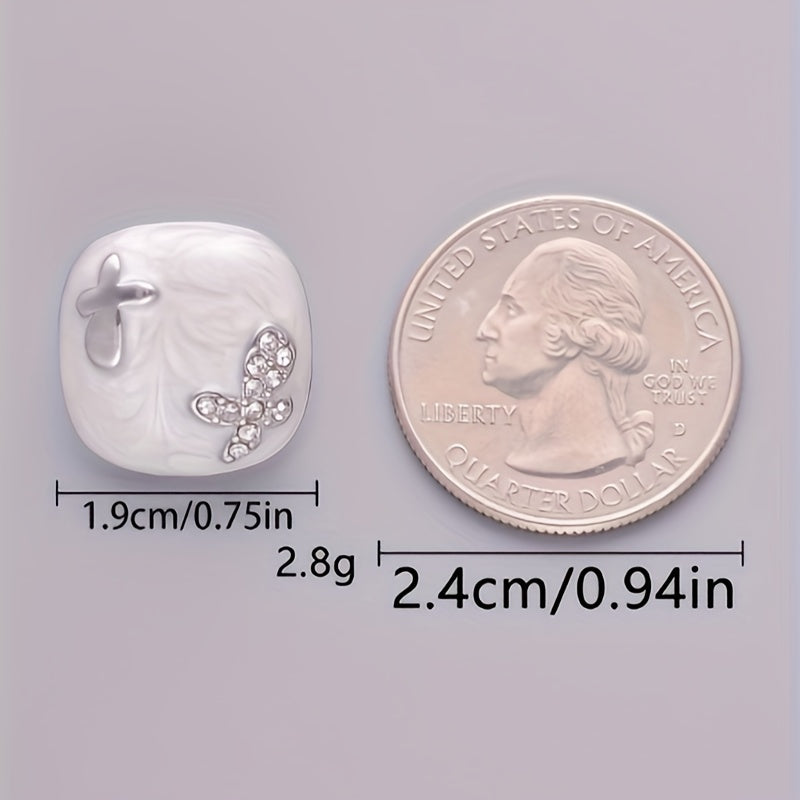 Vintage ilhomlantirilgan alloy tugmalar 5-to'plam ayollar kiyimlari uchun DIY fasteners retro uslub