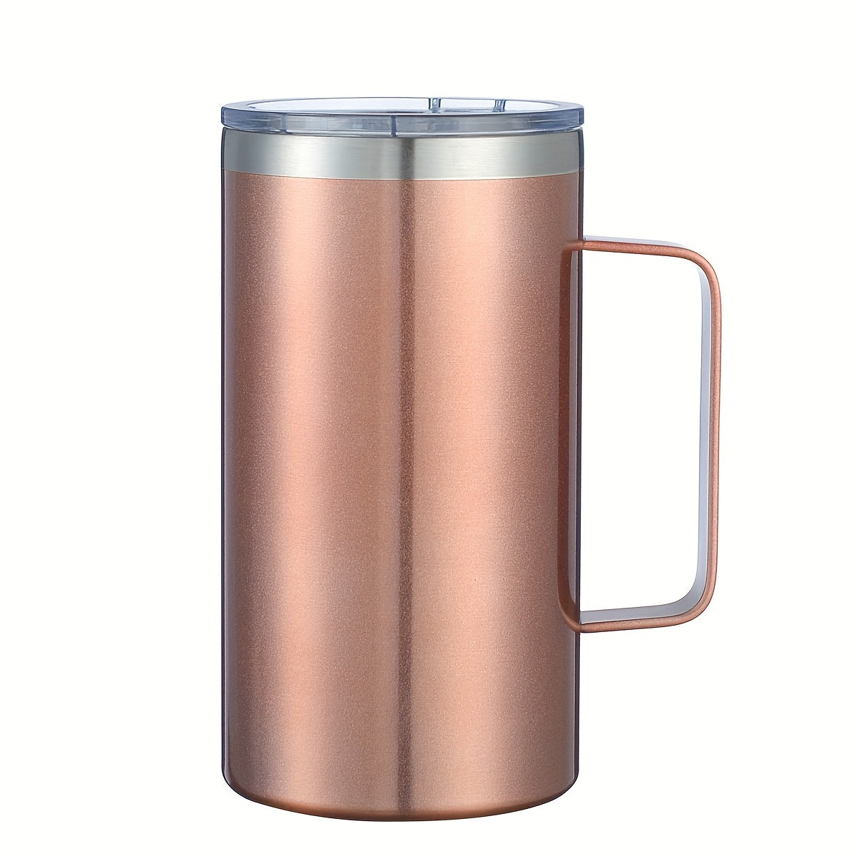 Stainless Steel Coffee Mug 24oz Vacuum Insulated with Lid and Handle