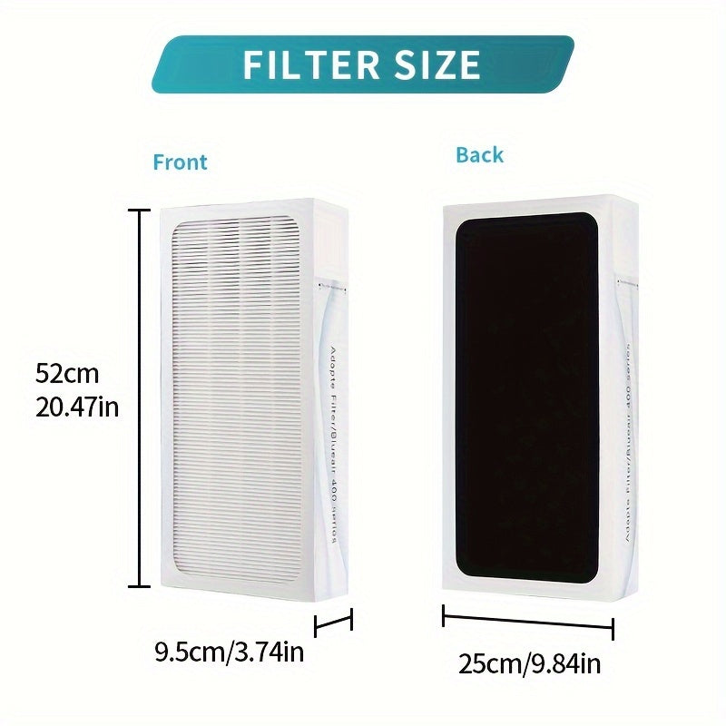 High-Efficiency Particle Filter Replacement for Air Purifiers Includes Dust Pollen Mold