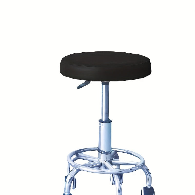 Waterproof Elastic PU Leather Stool Cover for Bar and Salon Small Round Seats