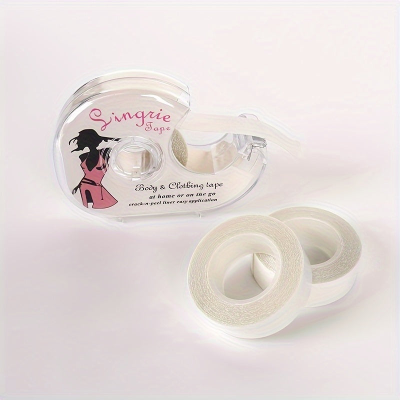 Cinta adhesiva transparente de doble cara para camisas y prendas