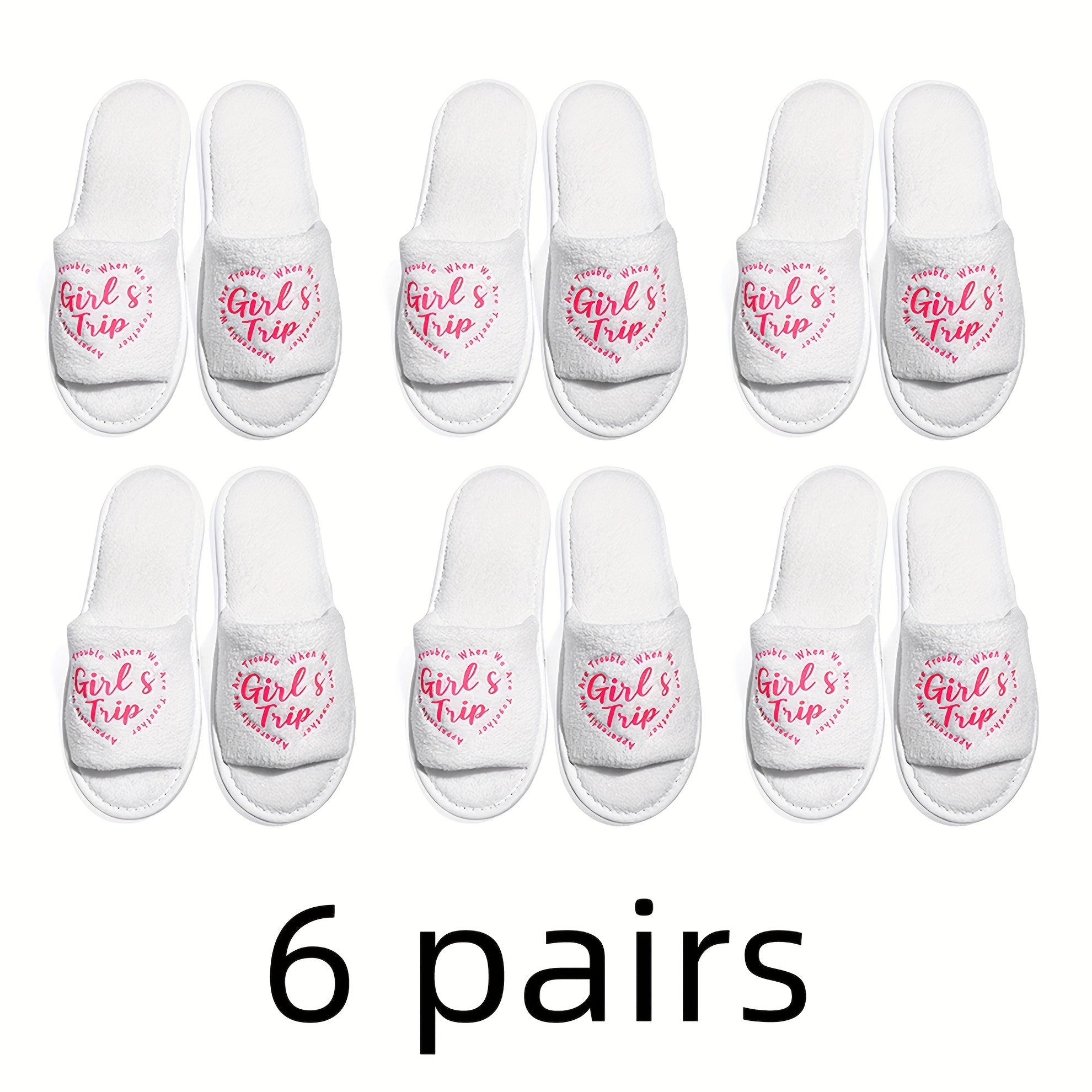 Women’s Printed Open-Toe Slippers with Soft EVA Sole White Fabric Indoor Shoes