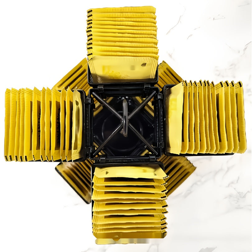 Органайзер для чайных пакетиков с 8 отделениями, вращающаяся железная стойка для хранения, для дома, офиса, кофейни