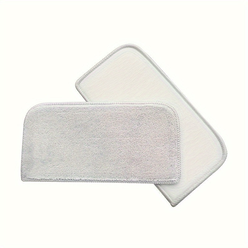Half-Moon Microfiber Mop Pads Reusable Wet Dry Floor Cleaning Pads for Hardwood Tile Linoleum