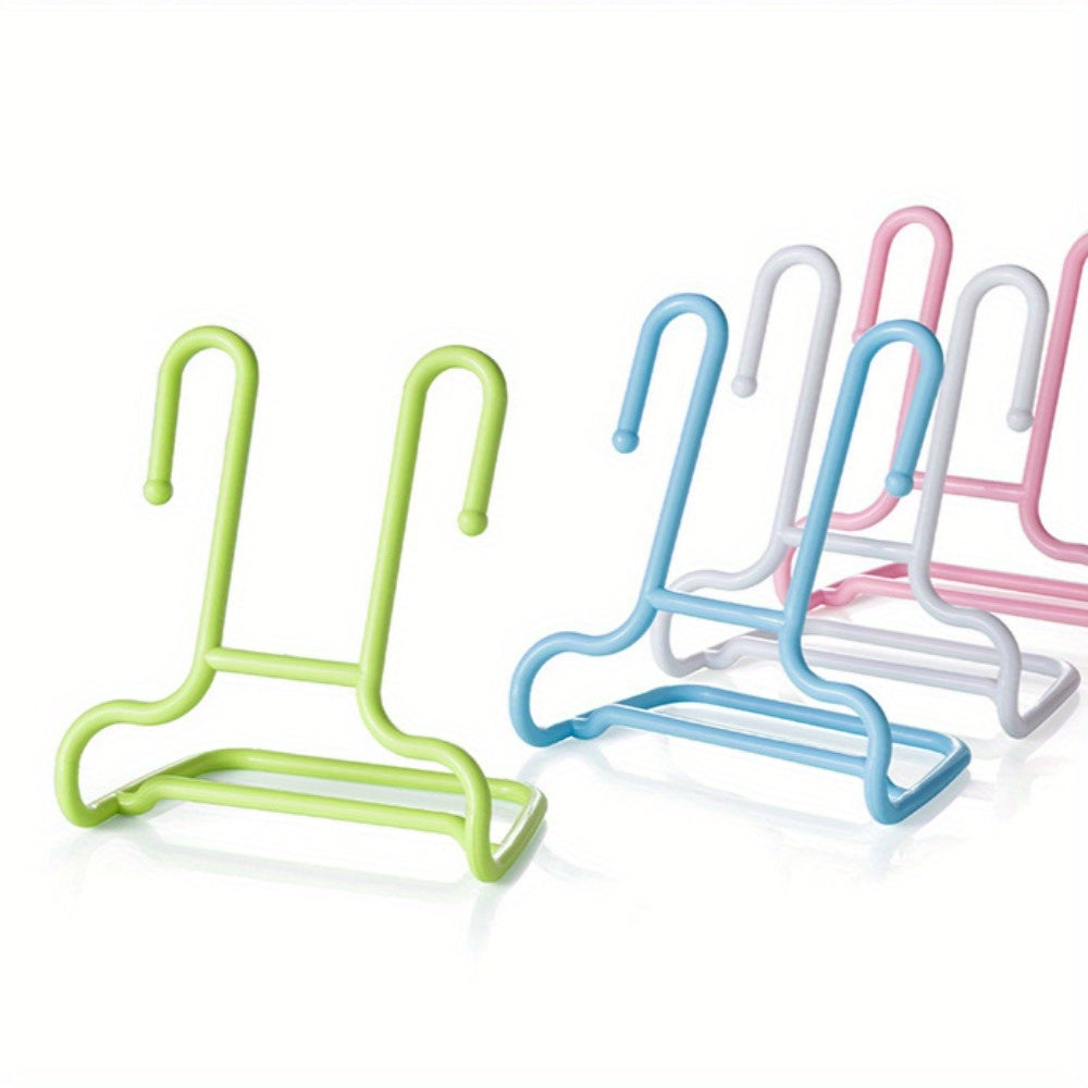 Juego de organizadores de zapateros colgantes de plástico, almacenamiento de zapatos que ahorra espacio para la sala de estar