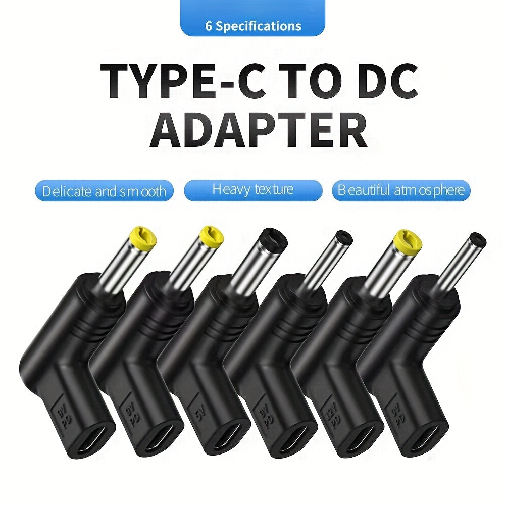 USB C PD dan DC Quvvat Ulanishi Type C ni DC Jack ga aylantiradi, router, planshet va noutbukni universal 9V chiqishi bilan zaryadlash uchun.