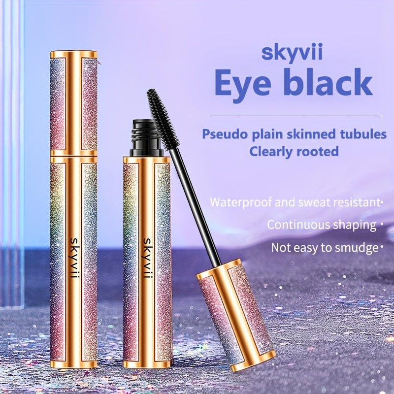 Women Waterproof Volumizing Black Mascara Long-Lasting Eye Makeup