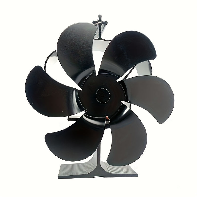 Eco-Friendly Fireplace Fan Non-Electric Portable Wood Stove Heating Cooling