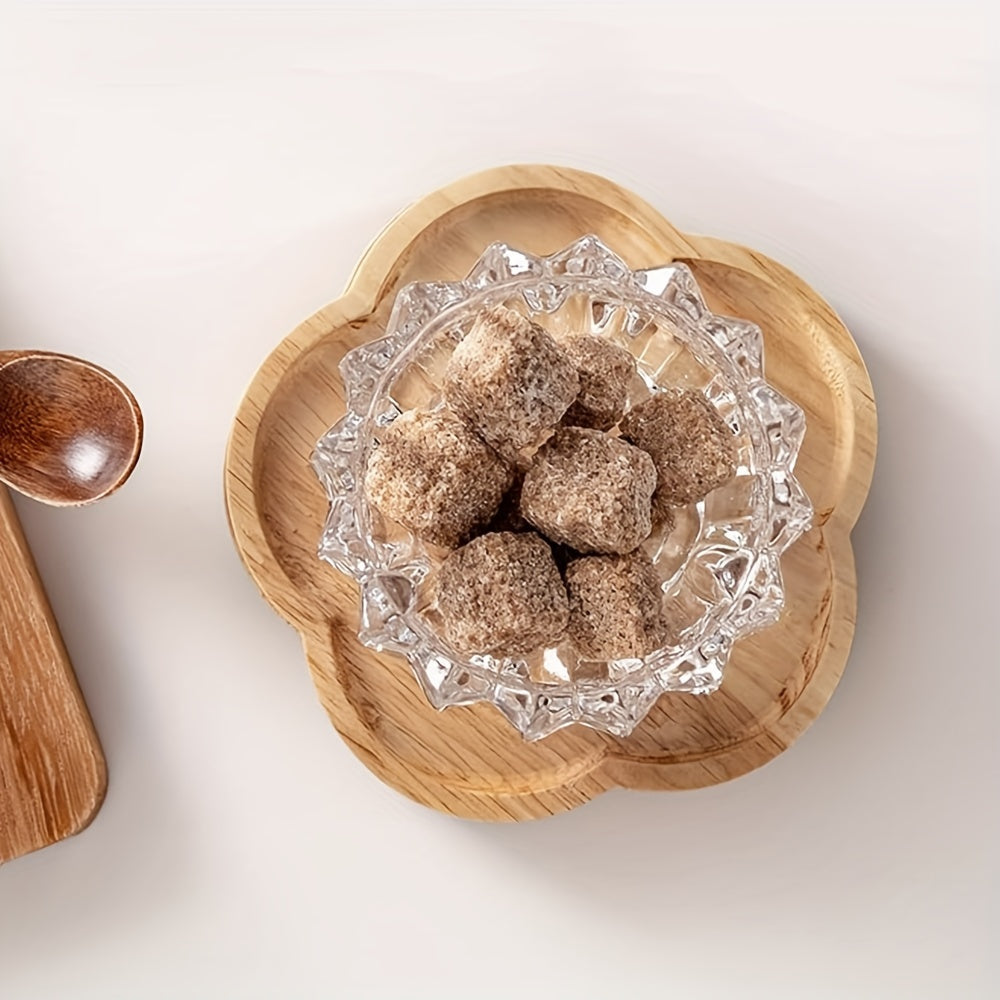 Bamboo Wooden Coaster Set for Tea Coffee Snacks Kitchen Decor Housewarming Gift