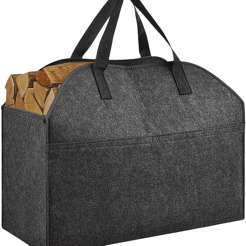 Bolsa impermeable para leña de tela no tejida 55,88cm x 25,4cm x 43,18cm