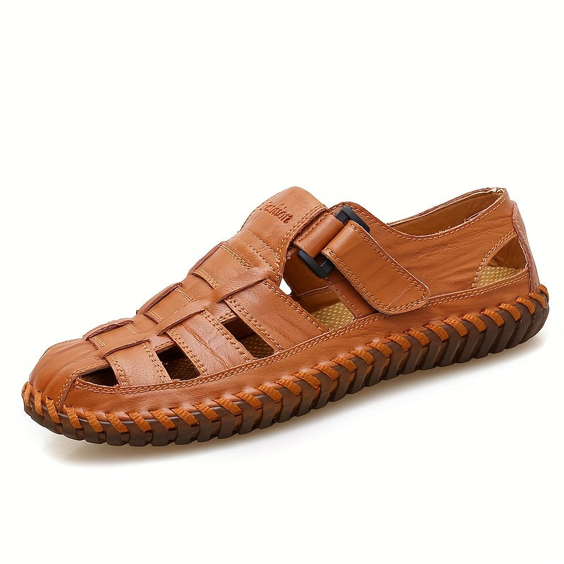 Men's Microfiber Slip-On Sandals for Outdoor Casual Summer Beach