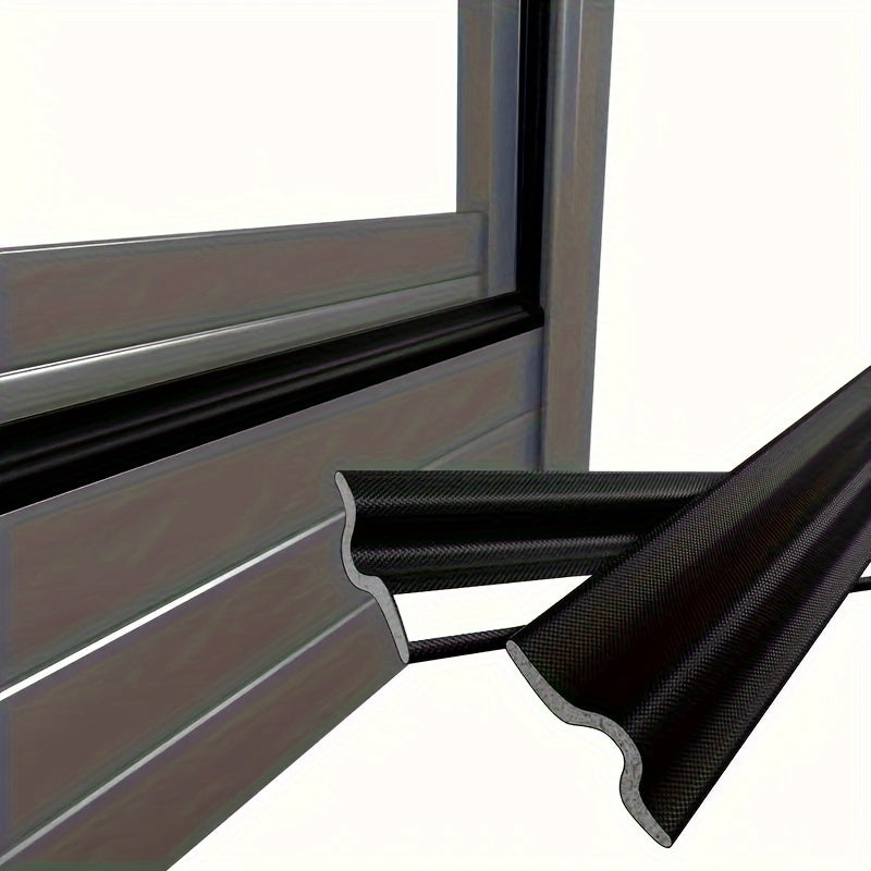 Self-Adhesive Fabric Window Seal Strip for Aluminum and Steel Frames Insulation Weatherstrip with Foam Tape
