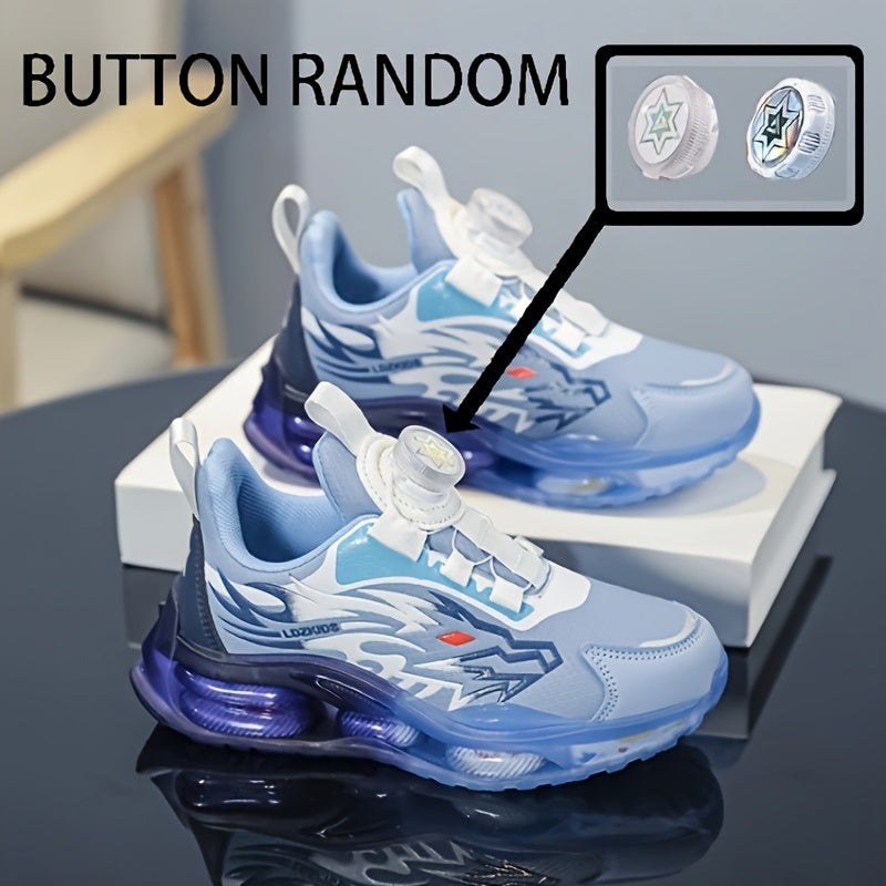 Мужские дышащие водонепроницаемые кроссовки с вращающейся пряжкой, нескользящие, повседневные, спортивные, для бега