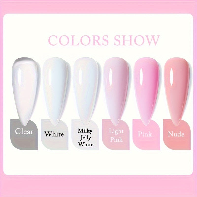 150g Tez quriydigan kamuflyaj akril gelni tirnoq uzaytirish uchun UV LED so'rib olish uchun, hidsiz