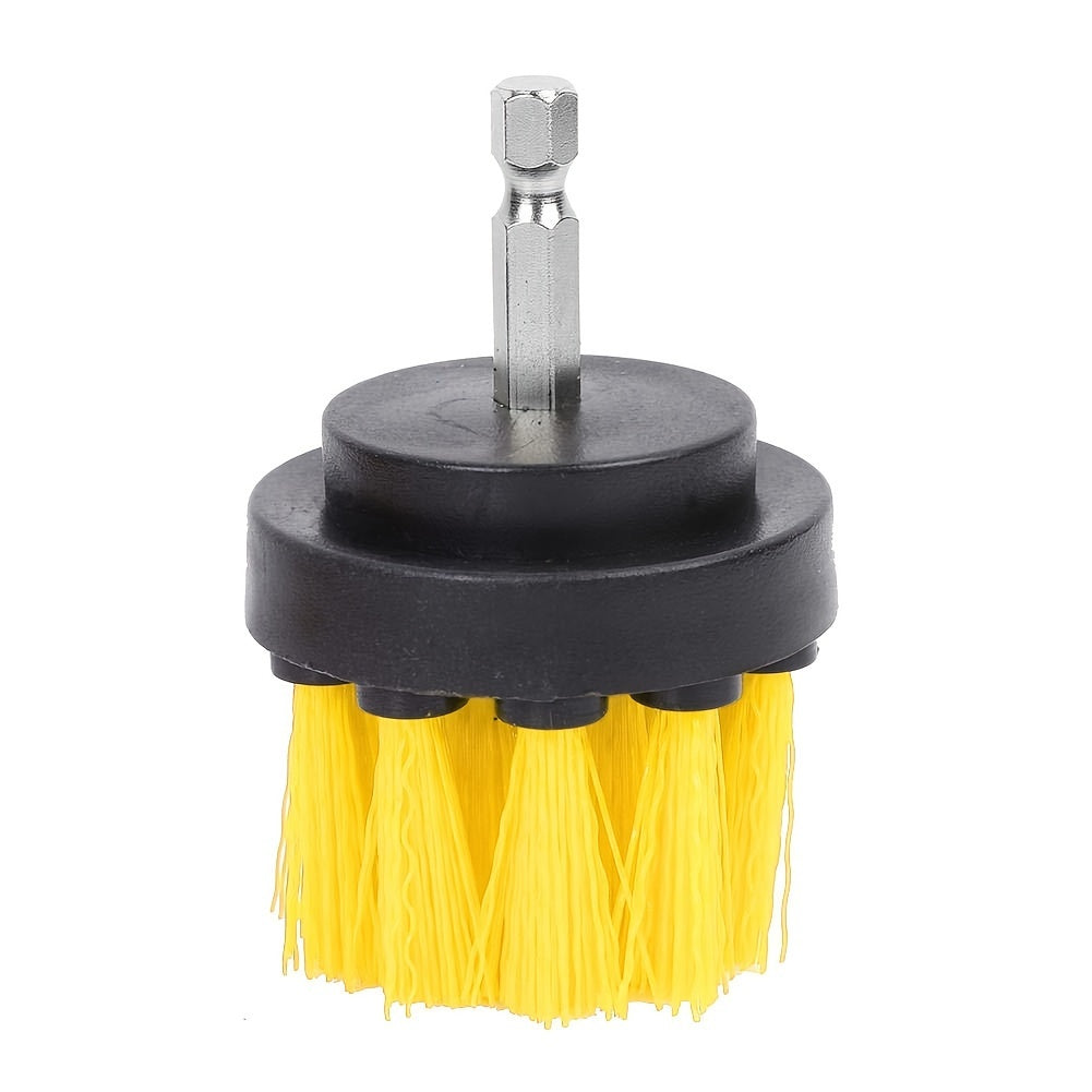 Set of 3 Multi-Surface Cleaning Brushes for Floors Grout Tiles and Car Detailing