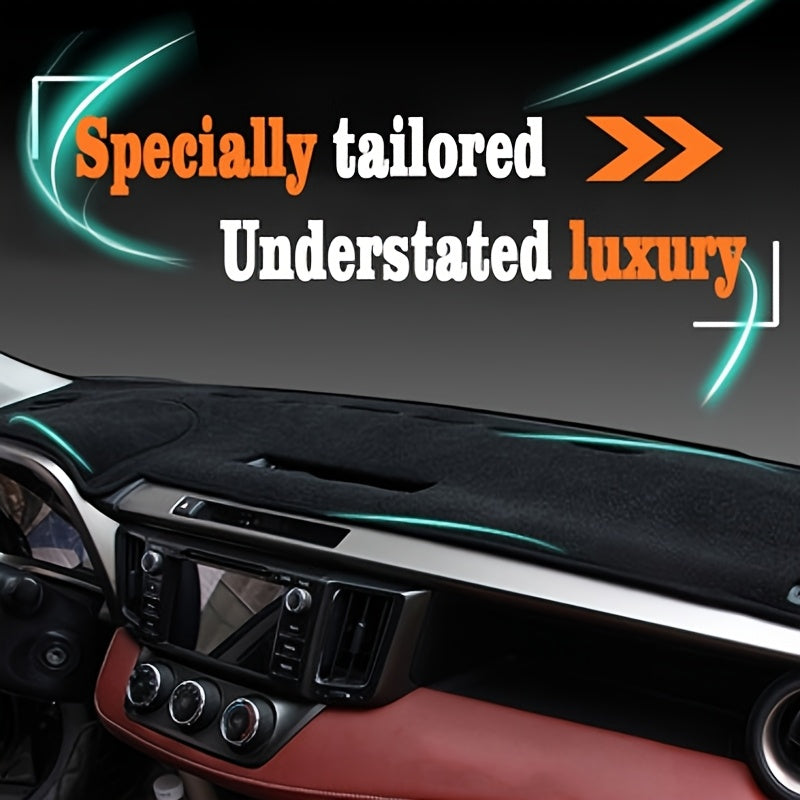 Interior Center Console Dashboard Mat Anti-Glare UV Protect Polyester