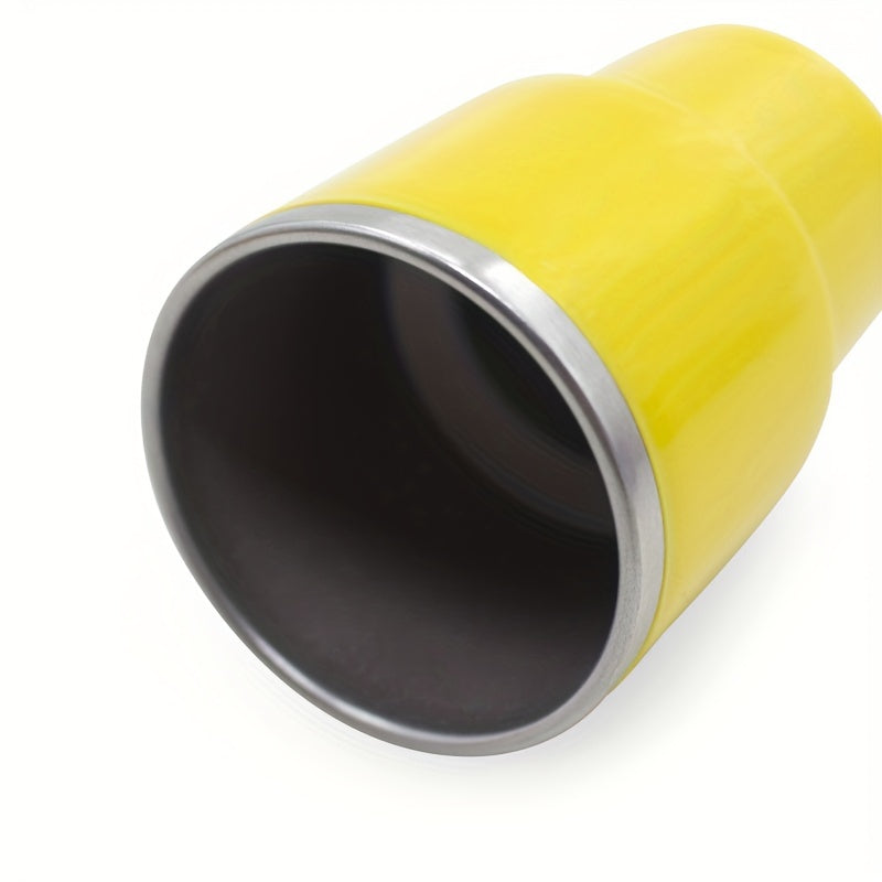 Taza de viaje de 3oz con interior de acero inoxidable, exterior de plástico, funda de silicona y pajilla