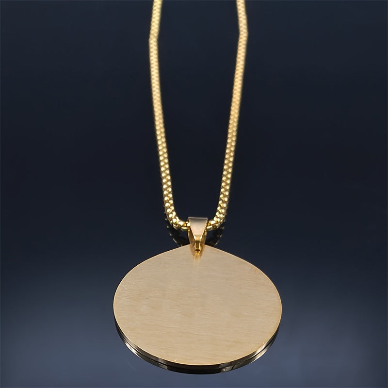 Jewelry Hexagram Necklace for Men and Women Stainless Steel Jewish Bible God's Name Pendant