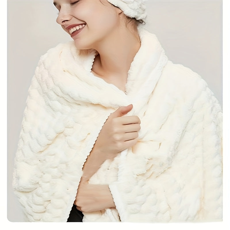 Microfiber Bath Towel Set 300GSM Quick-Dry Absorbent Spa Gym Travel Linen