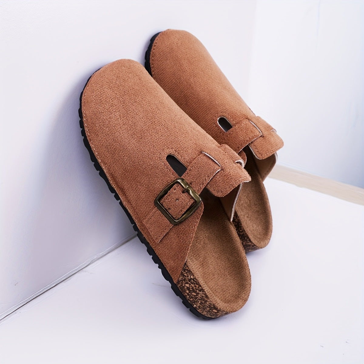 Men's & Women's Slip-On Casual Shoes - Brown Lightweight Breathable Fabric