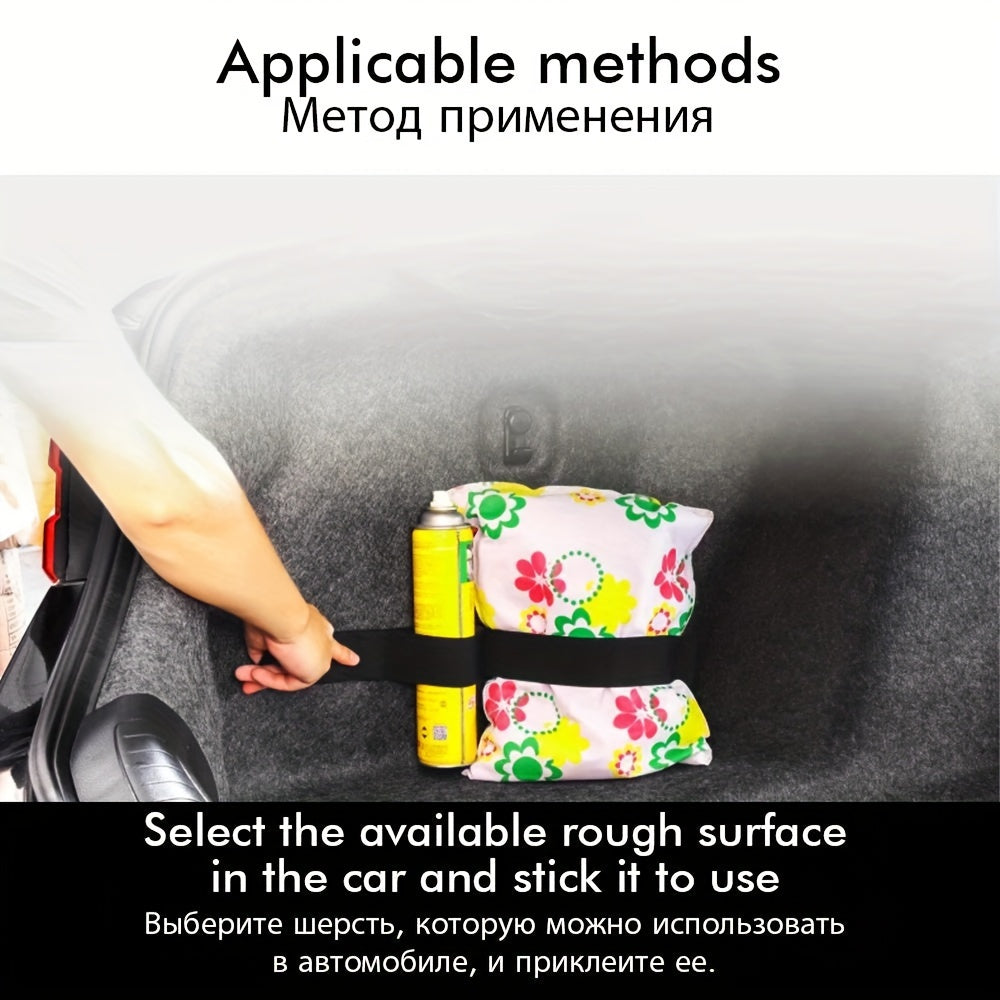 Universal Car Trunk Elastic Binding Belt for Item Storage and Organizer