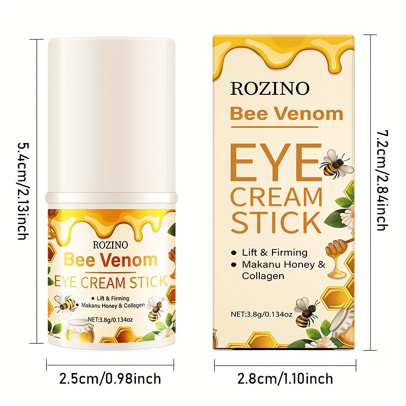 Unisex 3.8g Bee Venom Eye Cream Stick Moisturizing Brightening