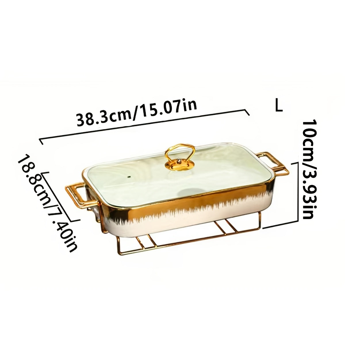 Многофункциональный керамический кухонный набор с формами для выпечки, супа и кипячения