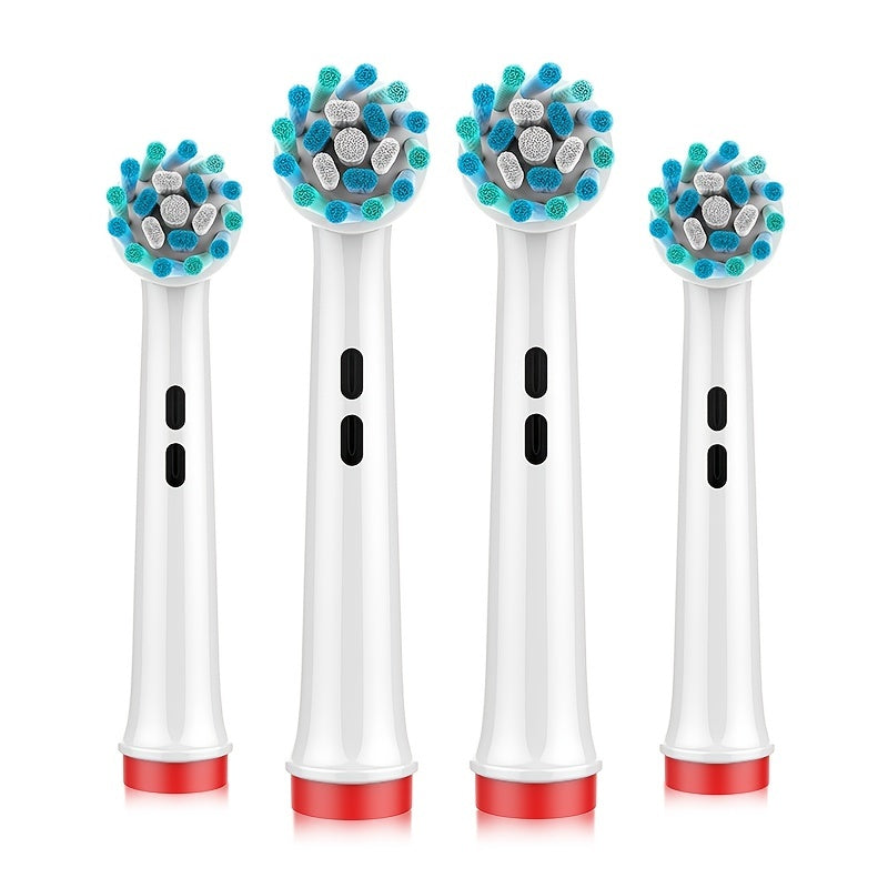 4Pcs Multi-Angle Electric Toothbrush Replacement Heads for Oral Care