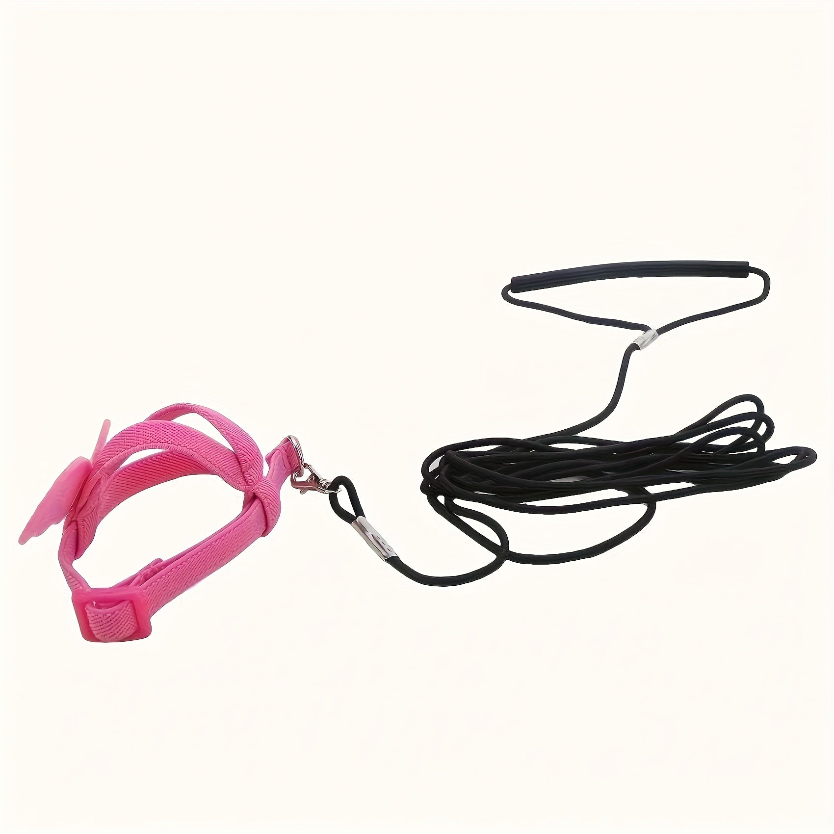 Adjustable Parrot Harness with Nylon Rope and 182.88cm Training Leash for Outdoor Flying