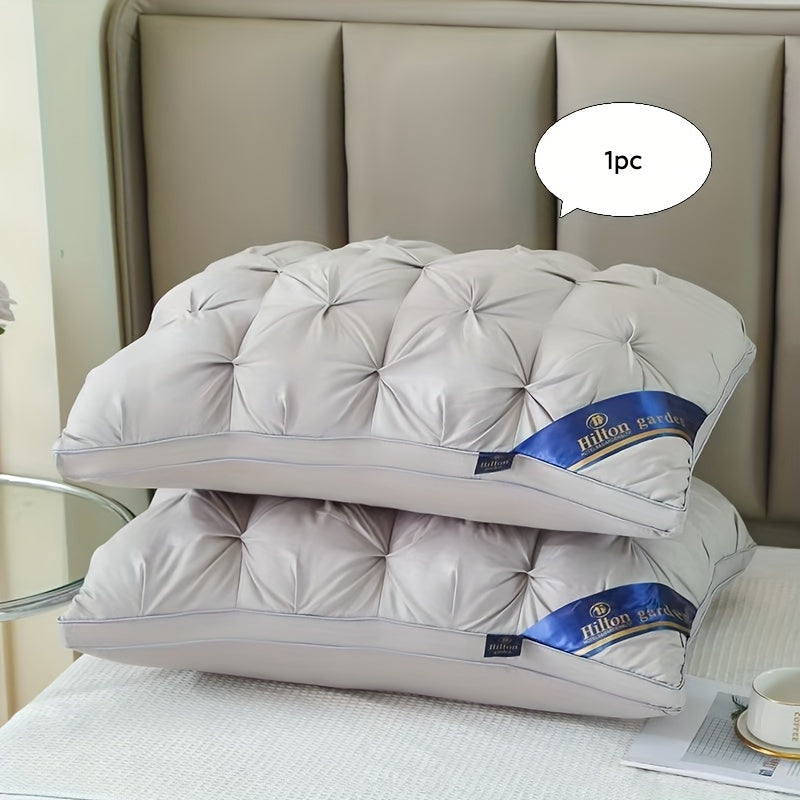 Plush Neck Support Pillow for Adults and Teens Washable Hypoallergenic Bedding