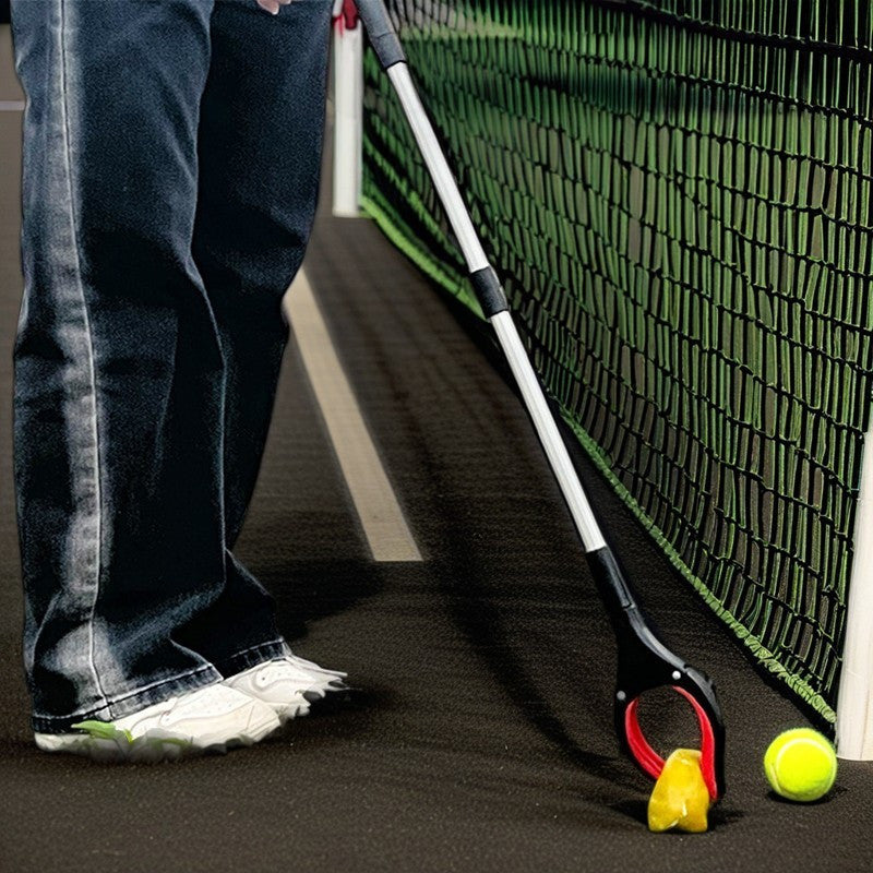 Kuchli aluminiy alloy chiqindi klampi uzun tutqich bilan oshxona va bog'ni tozalash uchun