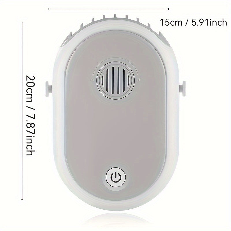 Portable Neck Fan with Aromatherapy Humidifier for Travel and Sports