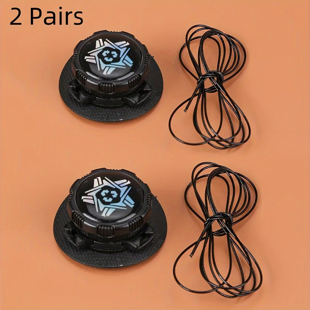 Unisex Self-Locking Shoe Laces Retainer with Automatic Rotating Buckle