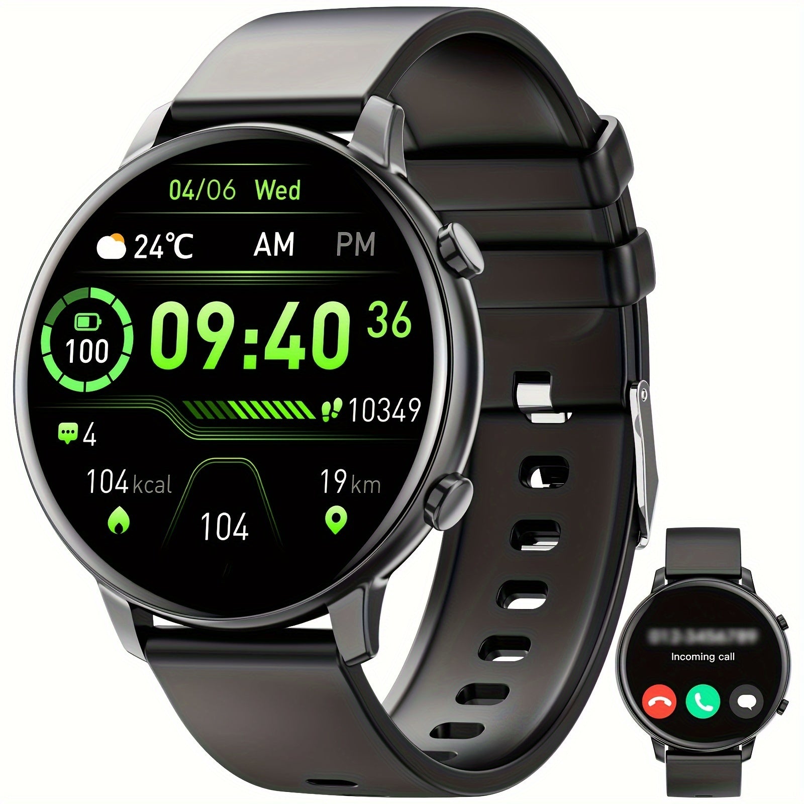 Women's Smartwatch with 3.53cm Display Wireless Calling Voice Assistant and Sports Modes