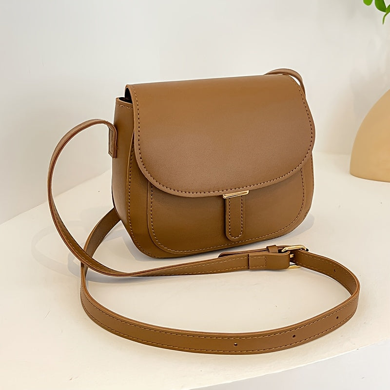 Black Mini Square Bag Crossbody Shoulder Bag Fashion Small PU Bag