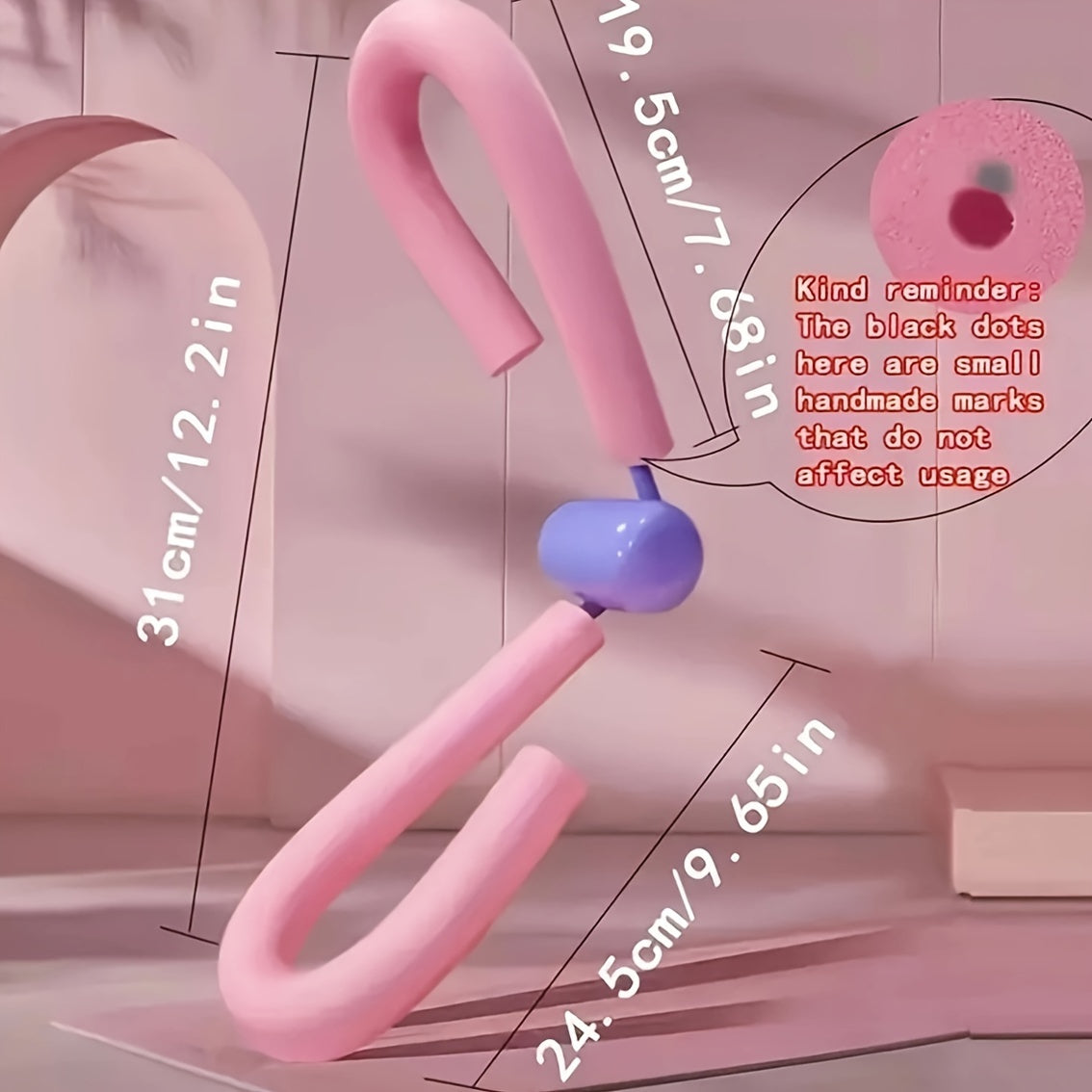 Clip de modelado de piernas para entrenamiento de cadera y suelo pélvico en yoga, recuperación postpartum, gris, cian, rosa