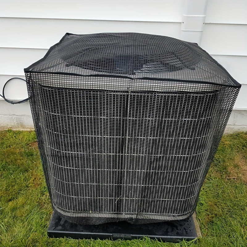 Outdoor Air Conditioner Cover Four-Season Adjustable Mesh Weatherproof