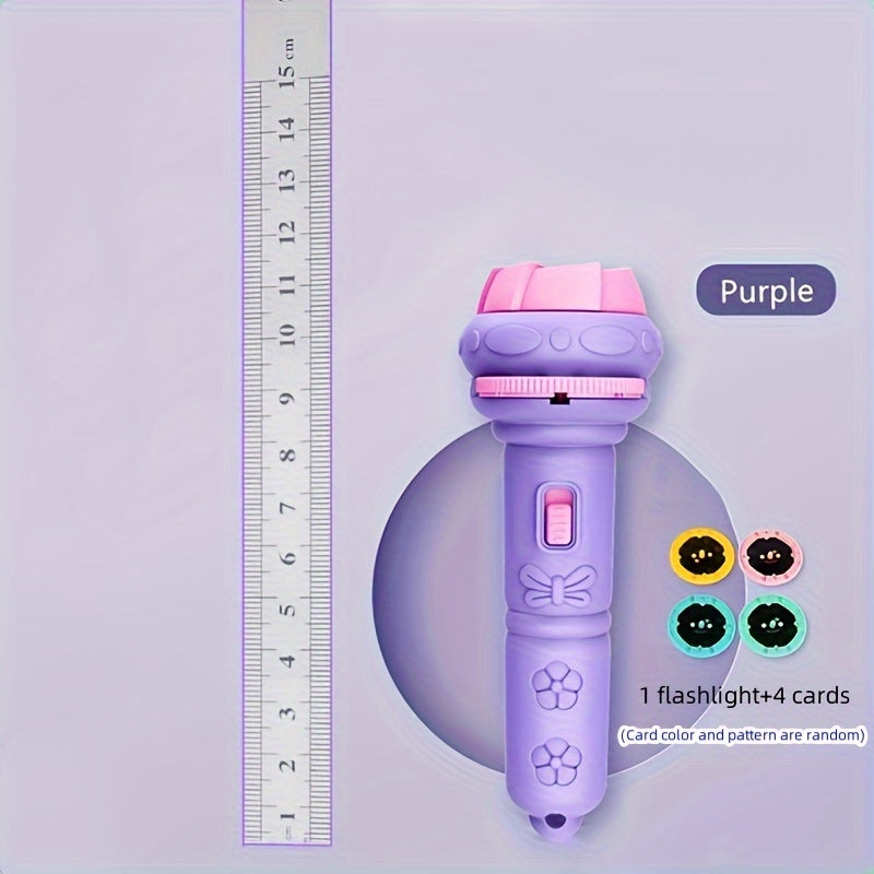 Kids Educational Flashlight Projector with 32 Dinosaur Animal Ocean Fruit and Number Patterns for Bedtime Learning