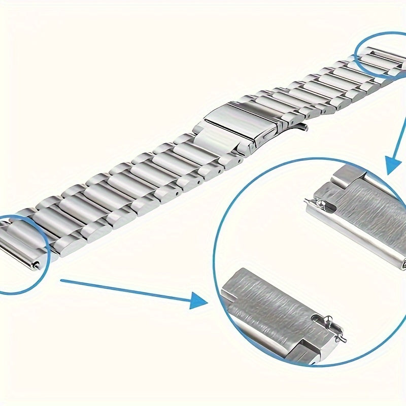 Correas de reloj de oro duraderas para hombres y mujeres en tamaños de 20mm y 22mm