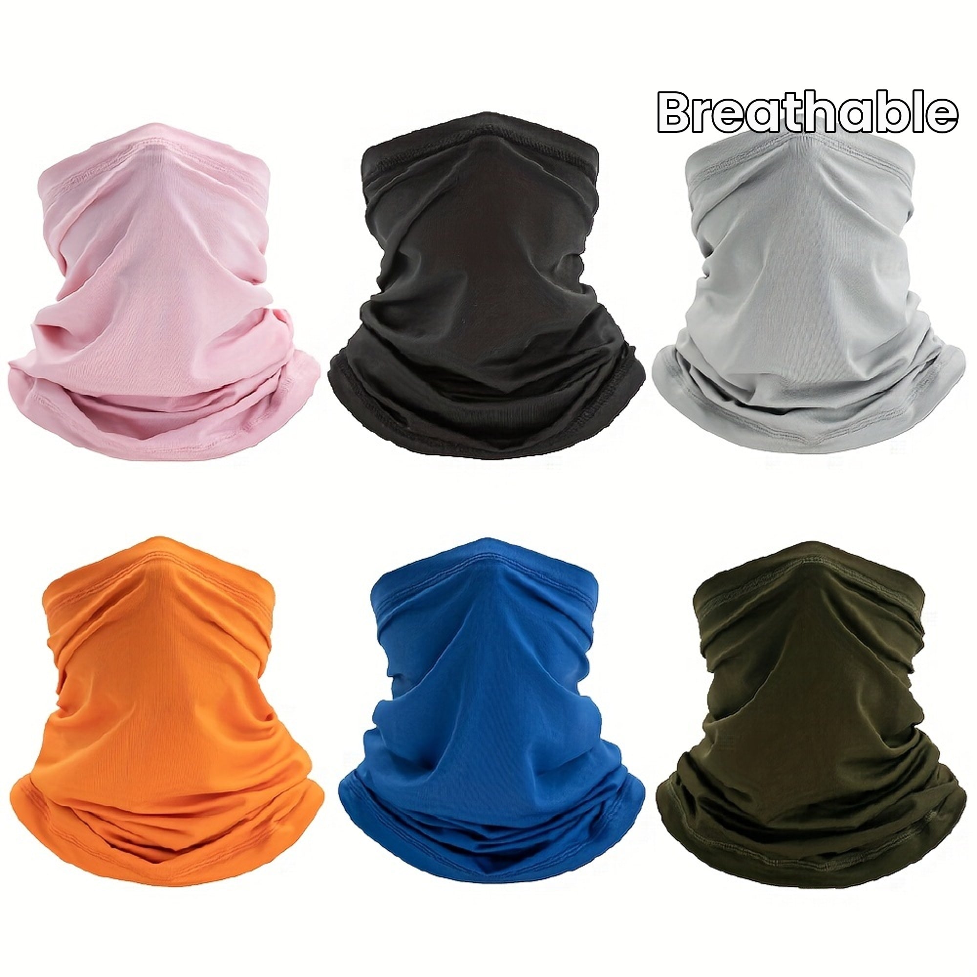 Unisex Breathable Bandana Neck Gaiter Motorcycle Face Mask Balaclava