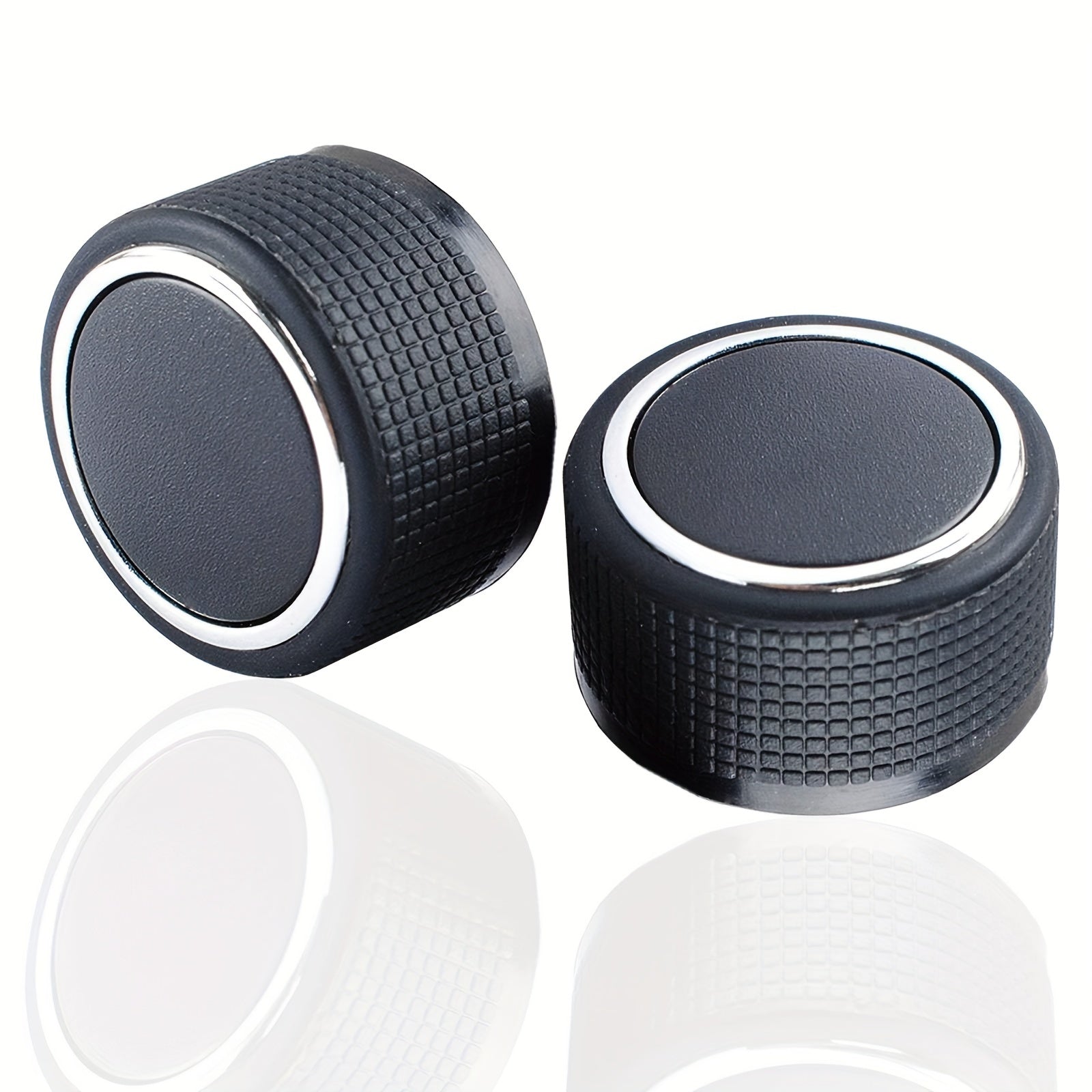 Rear Control Knob Replacement for SUV Volume Adjustment Silver 1 Pack