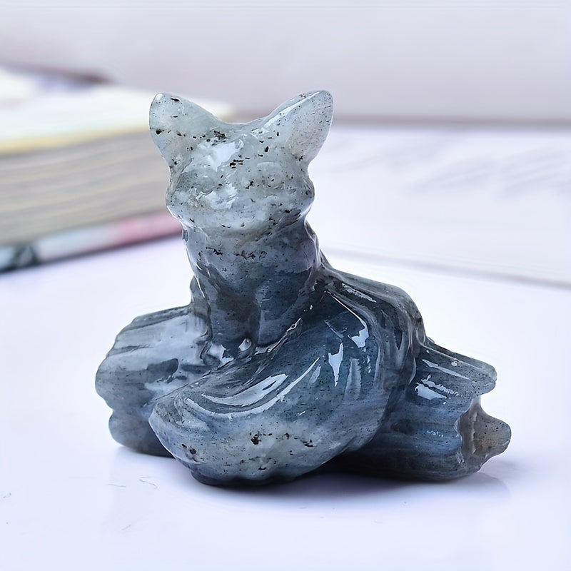 Tabiiy toshdan yasalgan to'qqiz ta sharchali fox oymasi, uy bezaklari va sovg'alar uchun