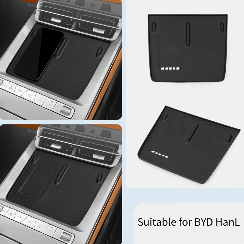 Silicone Dashboard Mat for 25 BYD Han L Car Interior Anti-Slip Protector