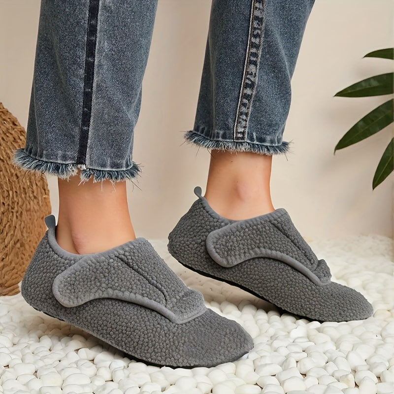 Ayollar uchun issiq plaid naqshli, plush qoplamali ichki chanoq kiyimlari