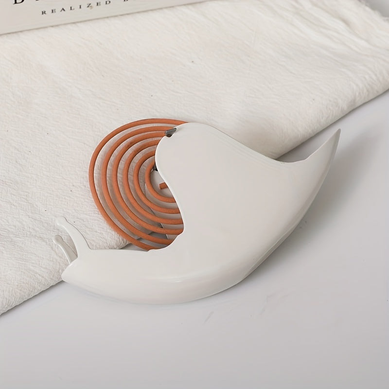 1 шт. Держатель для благовоний в форме улитки для креативного и милого домашнего декора, огнеупорный круглый благовонный курильщик из железа. Идеально подходит для декора на День Святого Патрика и Пасху, эстетической комнаты и весеннего домашнего декора.