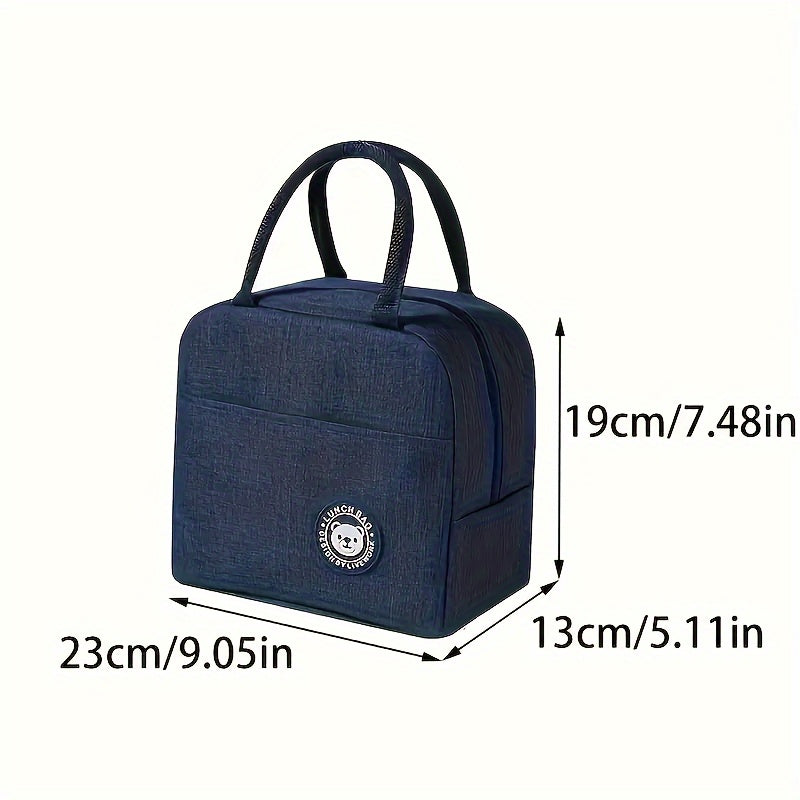 Insulated Waterproof Food Storage Bag with Adjustable Size for Travel and Picnic