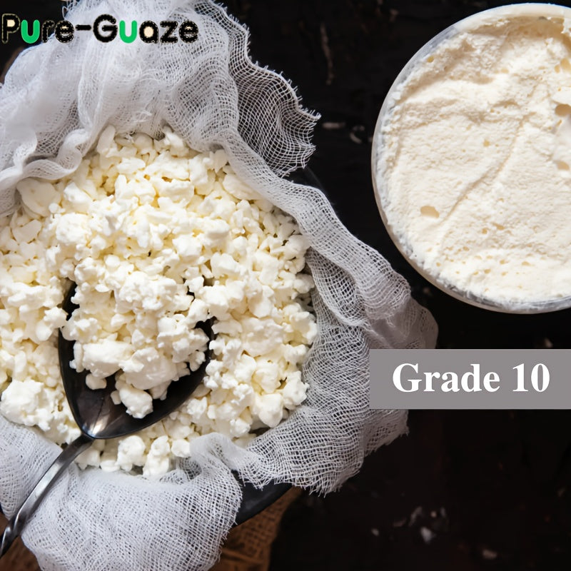 Oq pishiq mato to'plami, 2 dona, ovqat uchun xavfsiz muslin, pishirish va pishirish uchun