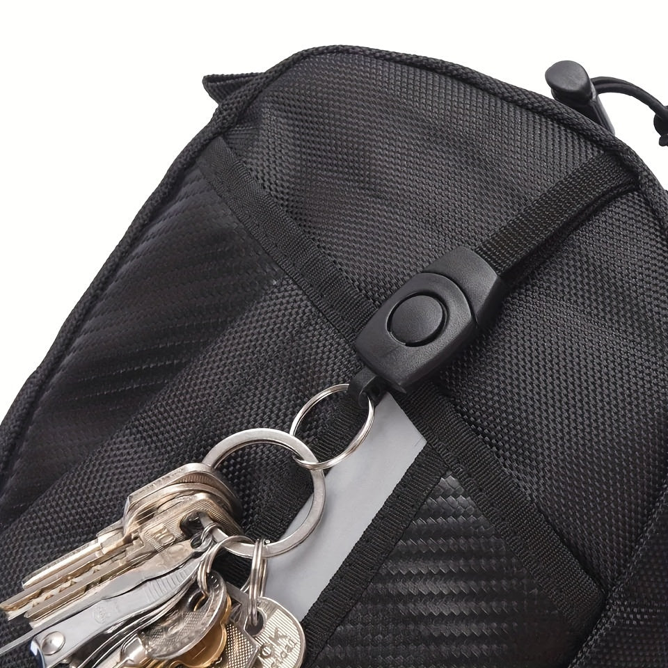 Bolso de pierna de nylon para hombres y mujeres, con caída en la cintura, correa ajustable, para exteriores y ciclismo